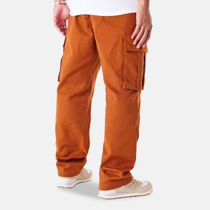 New Era Men's Logo Cargo Pants Brown New Era Men's Logo Cargo Pants Brown image number 1