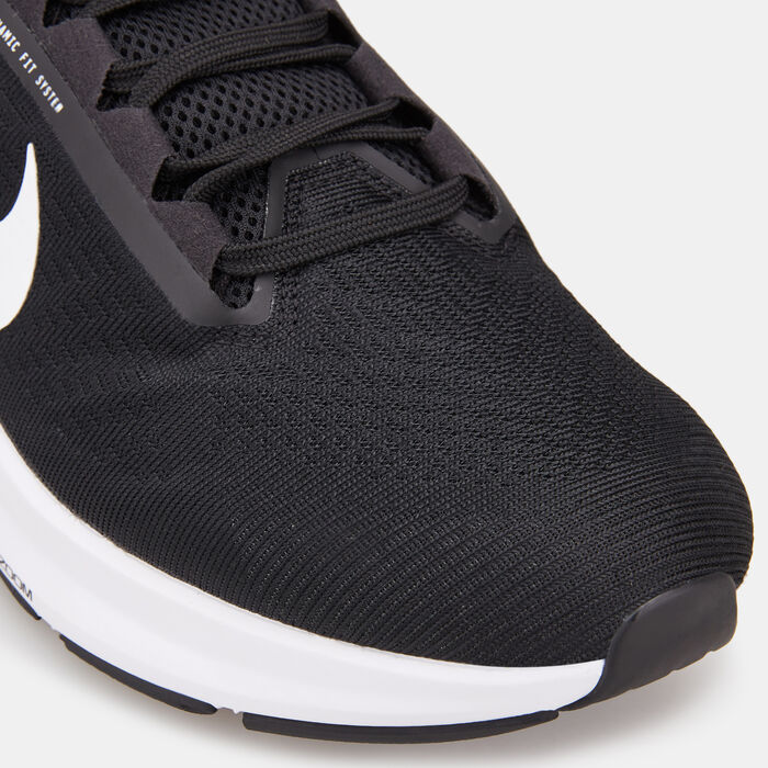 Nike Men's Air Zoom Structure 24 Running Shoe Black image number 5