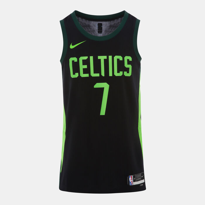 Nike Men's NBA 24/25 Boston Celtics City Edition Swingman Basketball Jersey Black image number 0