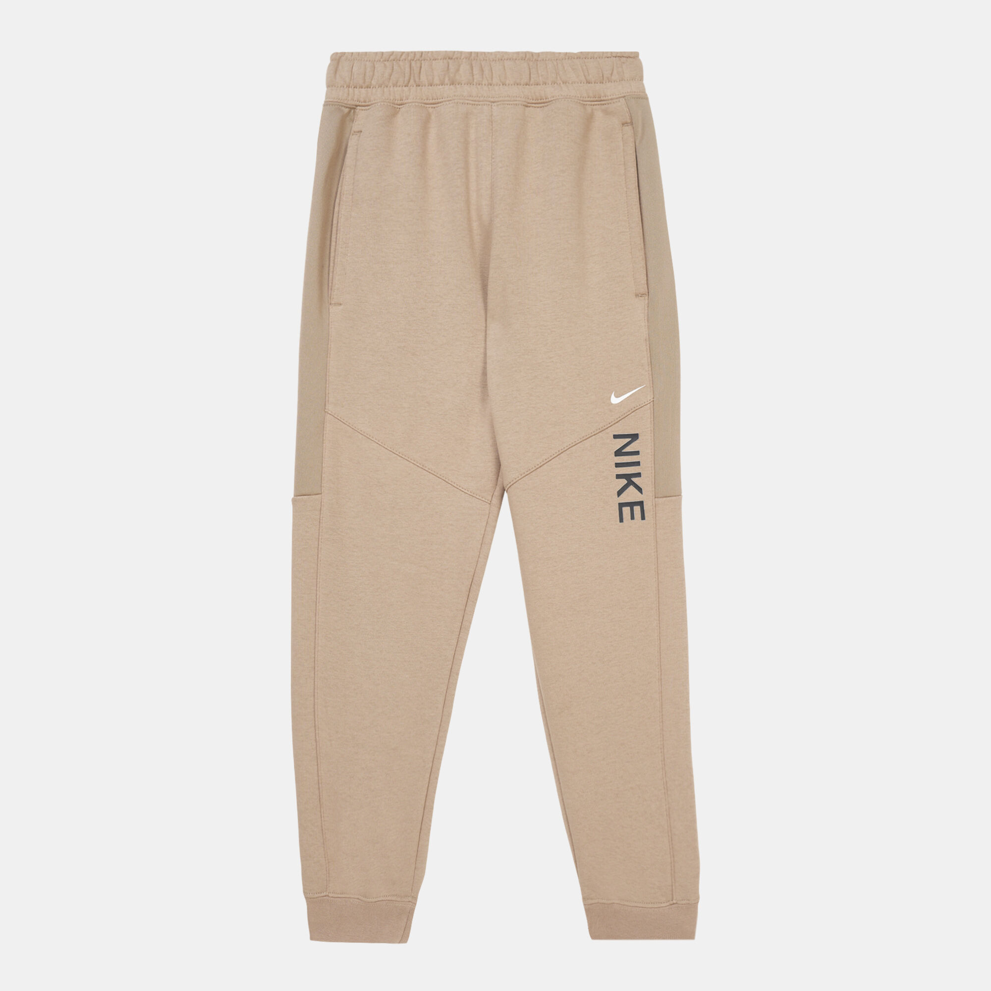Kids Sportswear Hybrid Fleece Joggers Older Kids Beige Nike in KSA SSS
