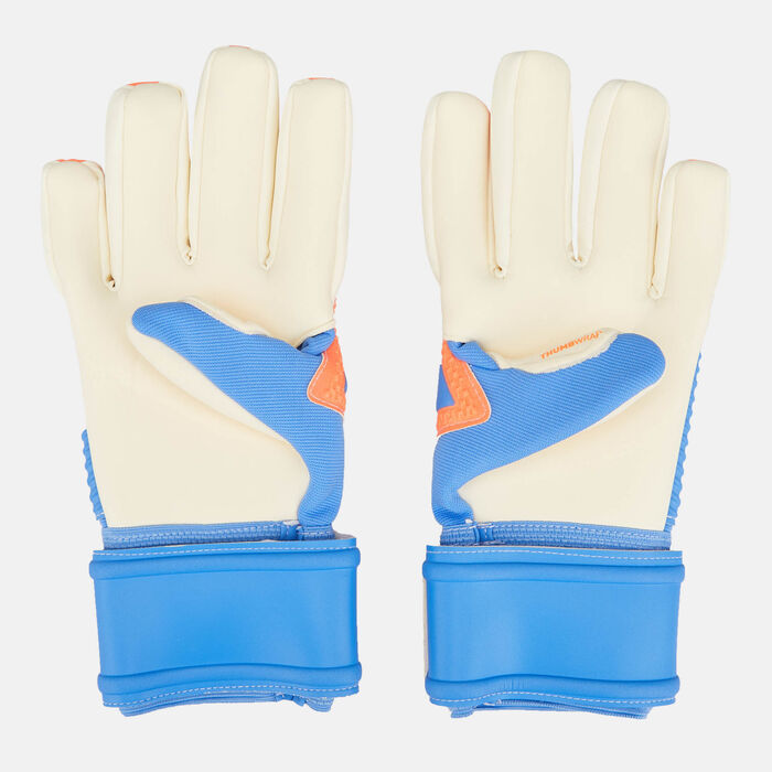 PUMA Men's FUTURE Match Negative Cut Soccer Goalkeeper Football Gloves Orange image number 1