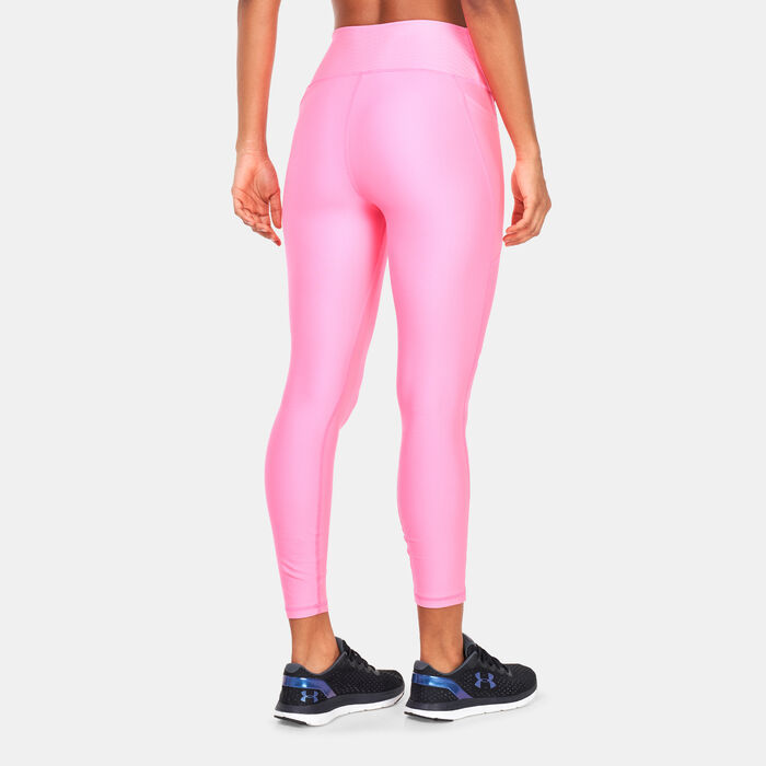 Under Armour Women's UA Tech™ HeatGear® Training Leggings Pink Under Armour Women's UA Tech™ HeatGear® Training Leggings Pink image number 1