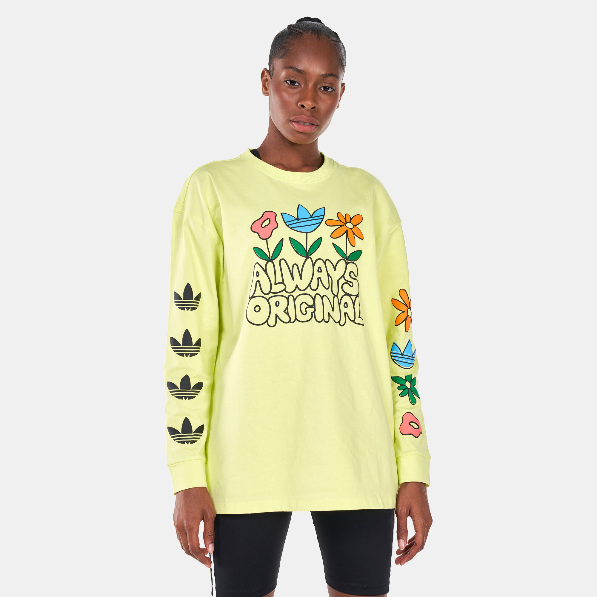 Buy adidas Women s Always Original Graphic Long Sleeve T Shirt