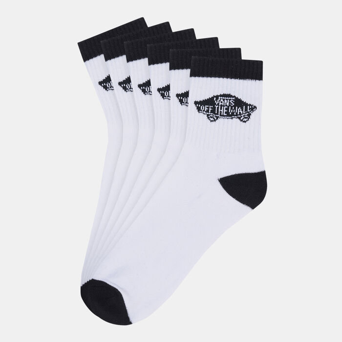 Vans Men's Half Crew Socks Black Vans Men's Half Crew Socks Black image number 0