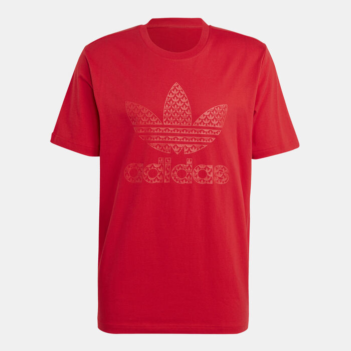 adidas Originals Men's Graphics Monogram T-Shirt Blue image number 0