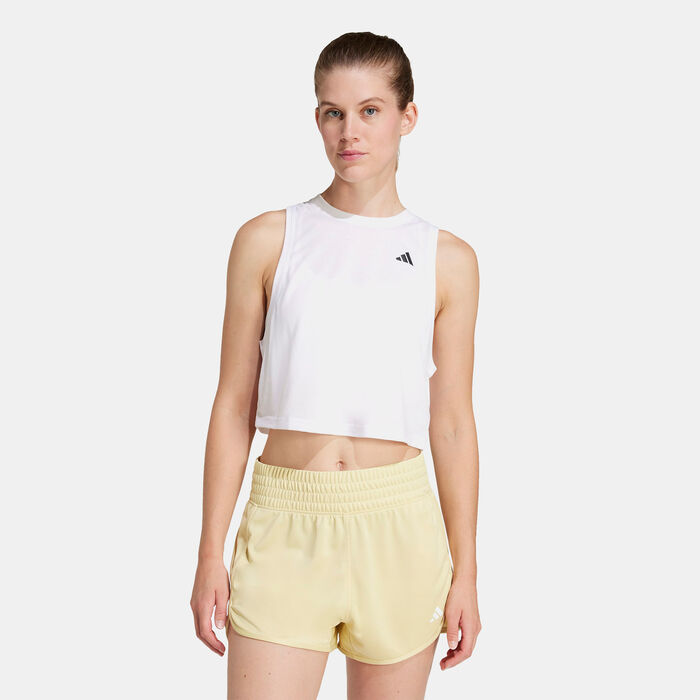 adidas Women's Train Essentials Training Tank Top White adidas Women's Train Essentials Training Tank Top White image number 0