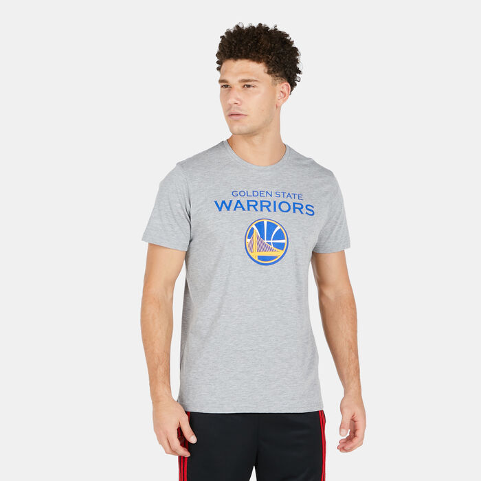 New Era Men's NBA Golden State Warriors T-Shirt Grey New Era Men's NBA Golden State Warriors T-Shirt Grey image number 0