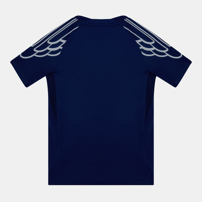 Jordan Kids' Paris Saint-Germain 24/25 4th Replica Football Jersey Blue Jordan Kids' Paris Saint-Germain 24/25 4th Replica Football Jersey Blue