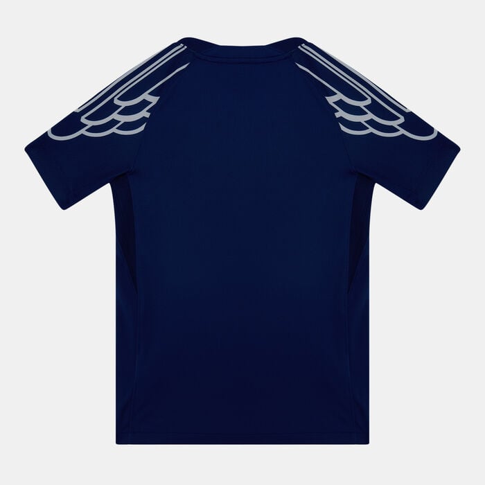 Jordan Kids' Paris Saint-Germain 24/25 4th Replica Football Jersey Blue Jordan Kids' Paris Saint-Germain 24/25 4th Replica Football Jersey Blue image number 1
