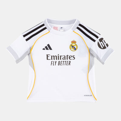 adidas Kids' Real Madrid 25/26 Home Replica Mini Football Kit White adidas Kids' Real Madrid 25/26 Home Replica Mini Football Kit White