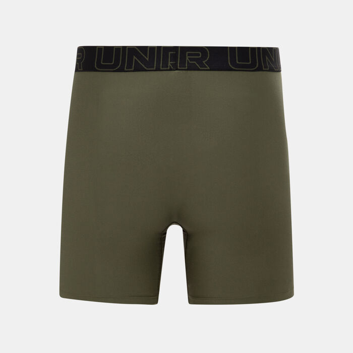Under Armour Men's Performance Tech Boxerjock Boxers (3 Pack) Green Under Armour Men's Performance Tech Boxerjock Boxers (3 Pack) Green image number 3