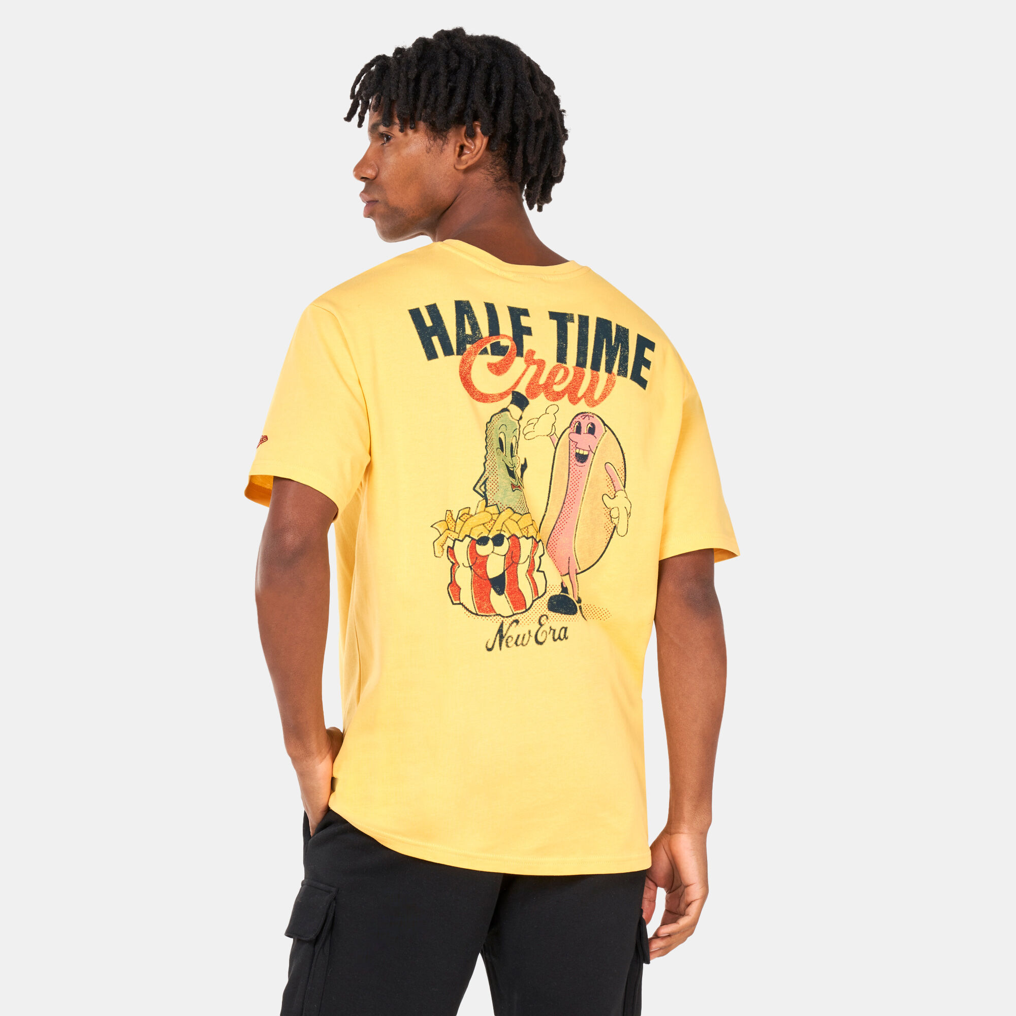 Shop New Era Men's Food Graphic Stone Oversized T-Shirt