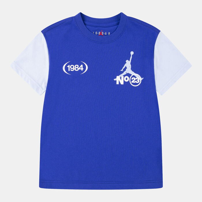 Jordan Kids' 1984 Stack T-Shirt Blue image number 0