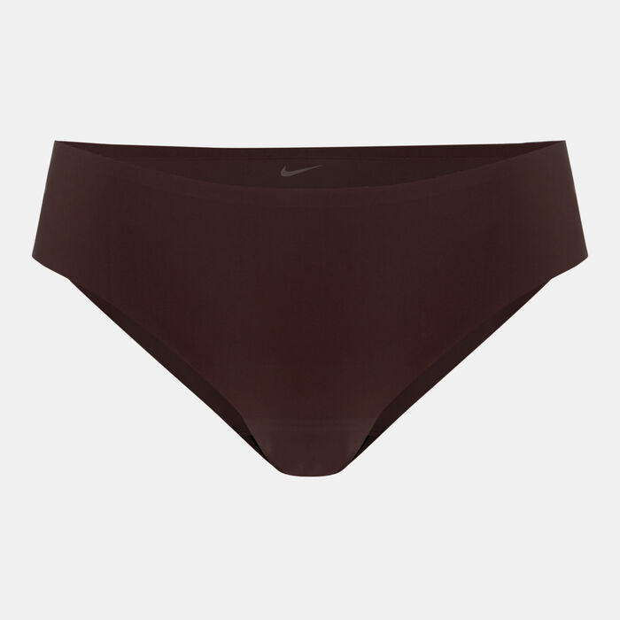 Nike Women's Brief Period Leak Protection Underwear Brown image number 1
