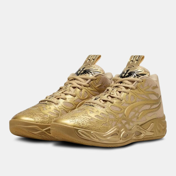 PUMA Men's MB.04 Golden Child Basketball Shoes Black image number 1