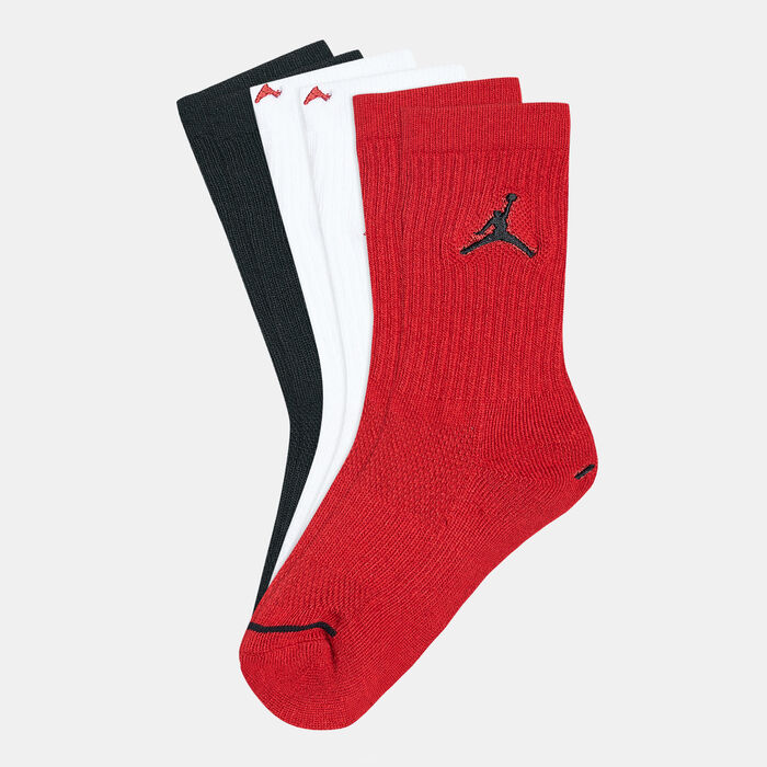 Jordan Kids' Jumpman Logo Socks - 3 Pack (Younger Kids) Red Jordan Kids' Jumpman Logo Socks - 3 Pack (Younger Kids) Red image number 0