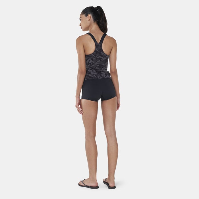 Speedo Women's Hyperboom Tankini and Shorts Set Black Speedo Women's Hyperboom Tankini and Shorts Set Black image number 1