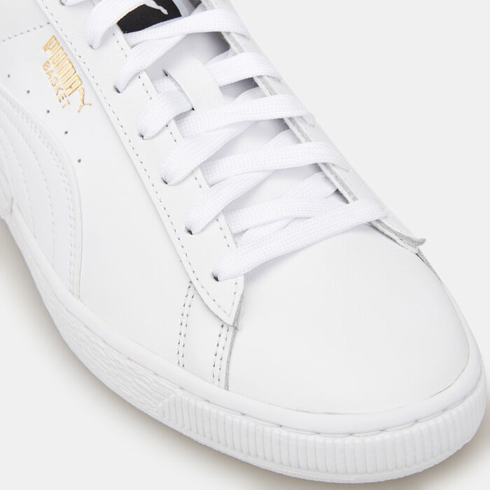 PUMA Men's Basket Classic XXI Shoe White PUMA Men's Basket Classic XXI Shoe White image number 4