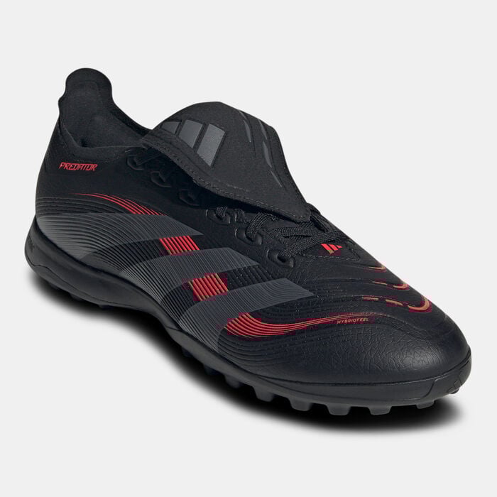 adidas Men's Predator League Fold-Over Tongue Turf Ground Football Boots Black adidas Men's Predator League Fold-Over Tongue Turf Ground Football Boots Black image number 1