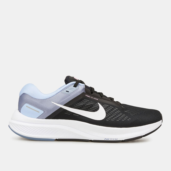 Nike Men's Air Zoom Structure 24 Running Shoe Black Nike Men's Air Zoom Structure 24 Running Shoe Black image number 0