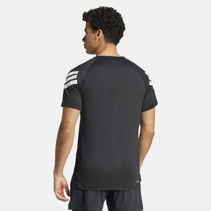adidas Men's Icon 3-Stripes Training T-Shirt Black adidas Men's Icon 3-Stripes Training T-Shirt Black image number 1