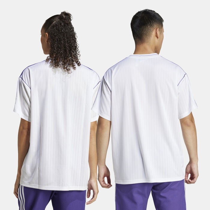 adidas Real Madrid Terrace Icons Jersey Top White adidas Real Madrid Terrace Icons Jersey Top White image number 5