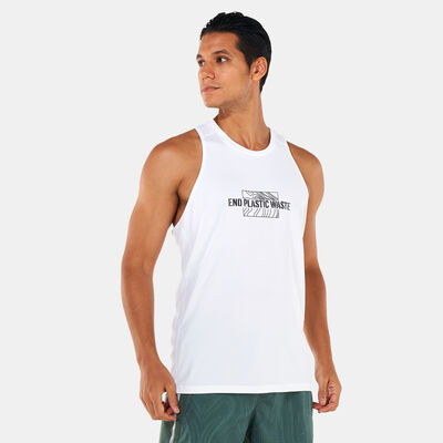 adidas Men's Own The Run Tank Top White