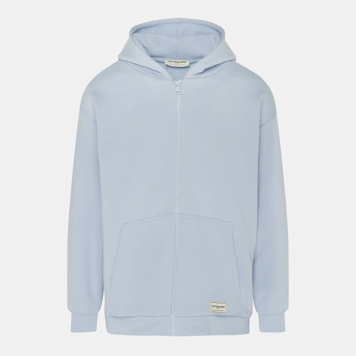The Giving Movement Men's Zip Hoodie Blue The Giving Movement Men's Zip Hoodie Blue image number 0