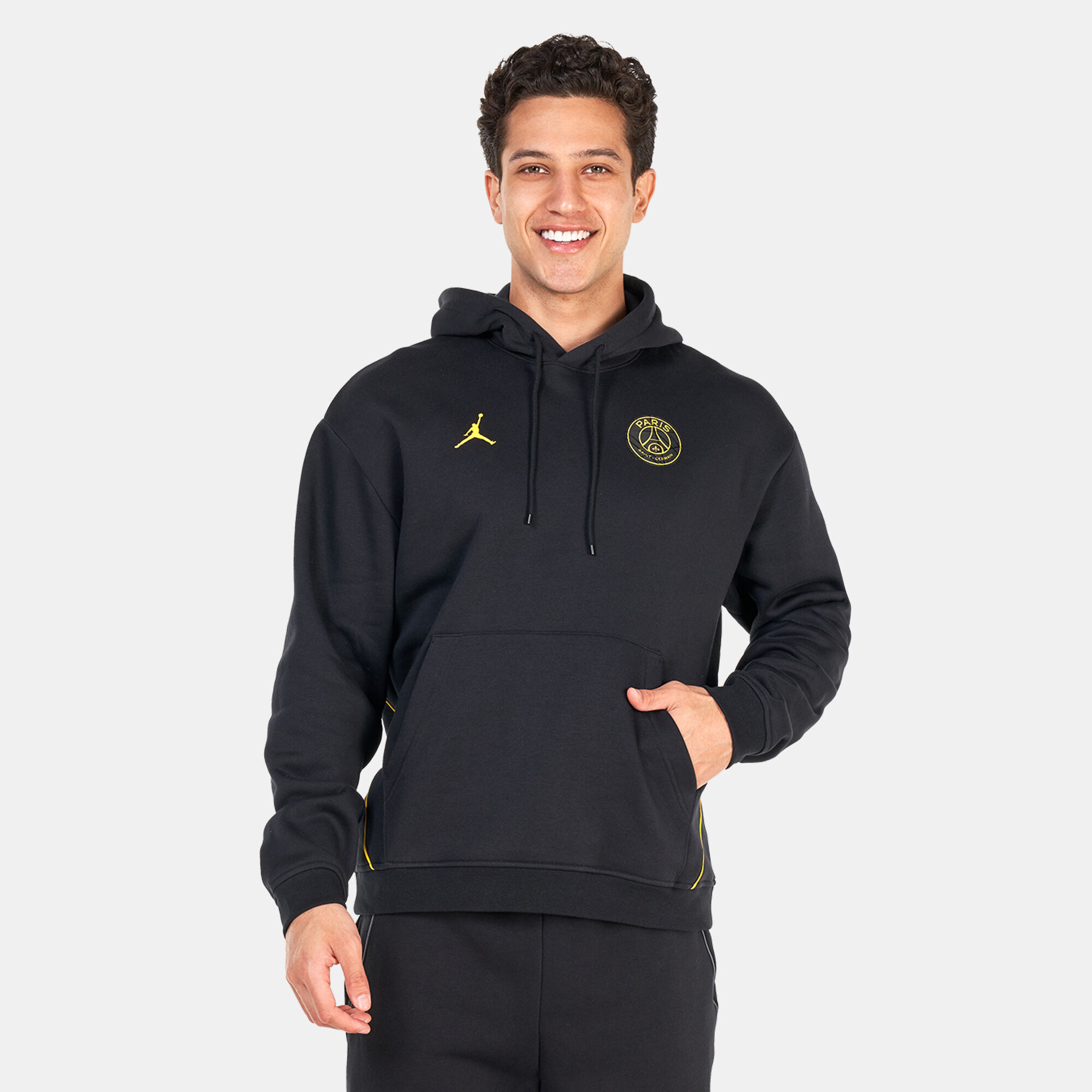 Men s Paris Saint Germain Fleece Hoodie Black Jordan in KSA SSS