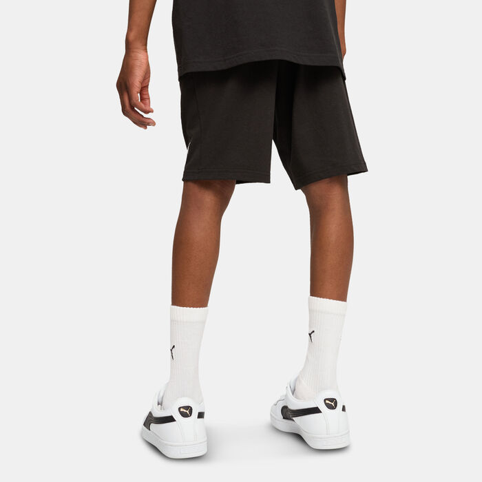 PUMA Men's Essential No.1 Logo Shorts Black PUMA Men's Essential No.1 Logo Shorts Black image number 1