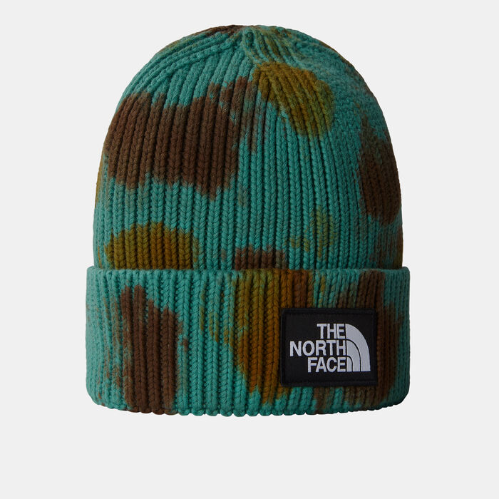 The North Face Tie-Dye Logo Box Beanie Brown image number 0