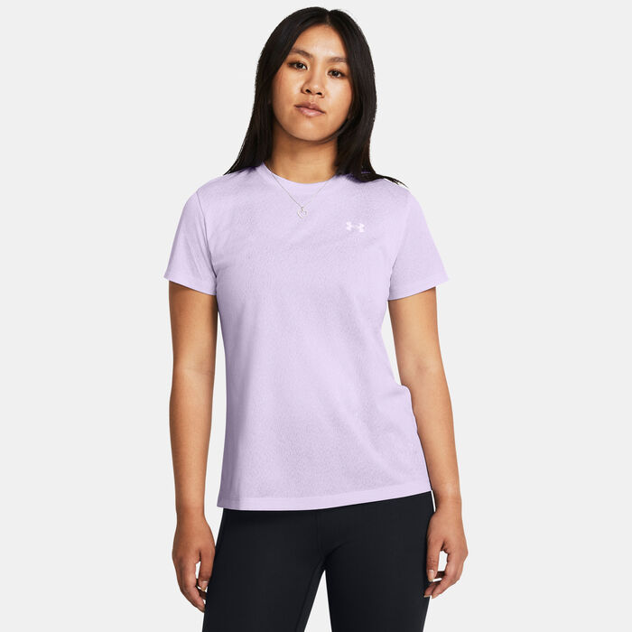 Under Armour Women's UA Tech Riddle Training T-Shirt Purple Under Armour Women's UA Tech Riddle Training T-Shirt Purple image number 0