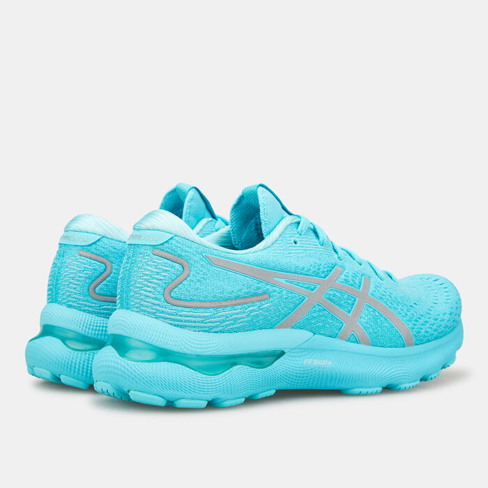 ASICS Women's GEL-NIMBUS 24 LITE-SHOW Shoe Blue ASICS Women's GEL-NIMBUS 24 LITE-SHOW Shoe Blue image number 2