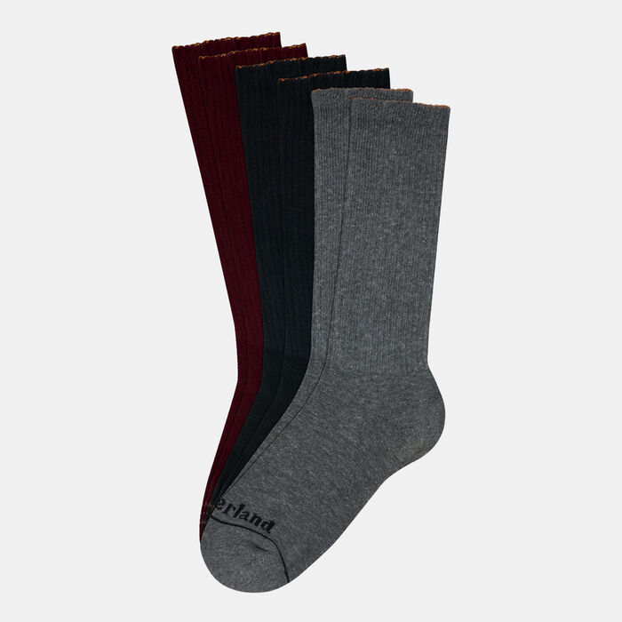 Timberland Core Crew Socks (3 Pack) Purple Timberland Core Crew Socks (3 Pack) Purple image number 0