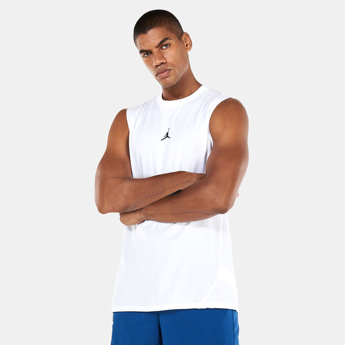 Jordan Men's Dri-FIT Sport Sleeveless T-Shirt White image number 0