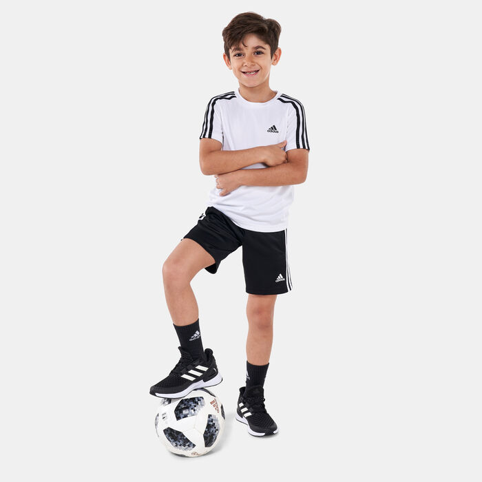 adidas Kids' Designed 2 Move T-Shirt and Shorts Set White image number 2
