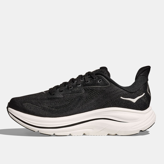 HOKA Men's Clifton 10 Wide Running Shoes Black HOKA Men's Clifton 10 Wide Running Shoes Black image number 2