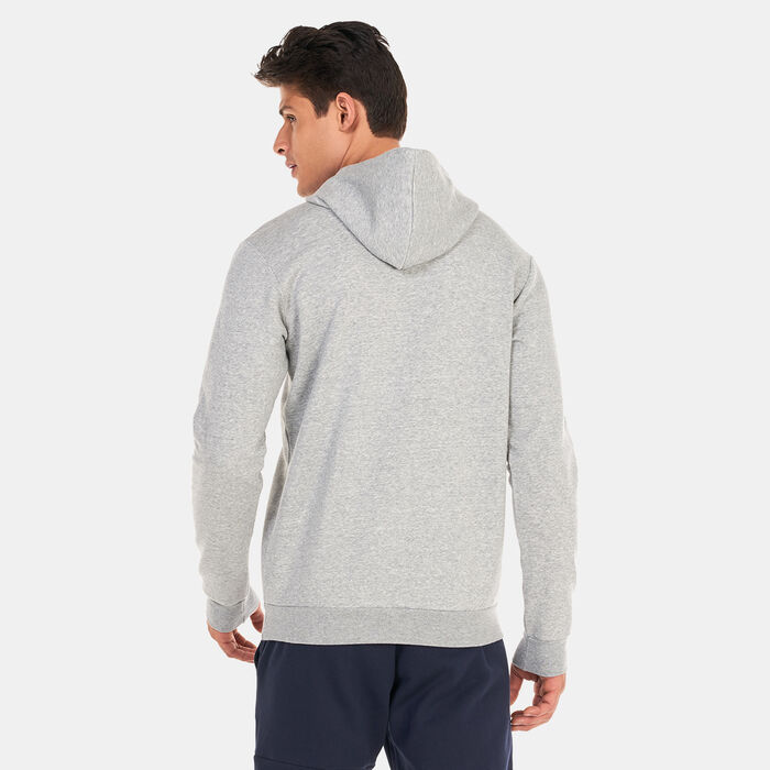 adidas Men's Essentials Fleece Hoodie Grey adidas Men's Essentials Fleece Hoodie Grey image number 1