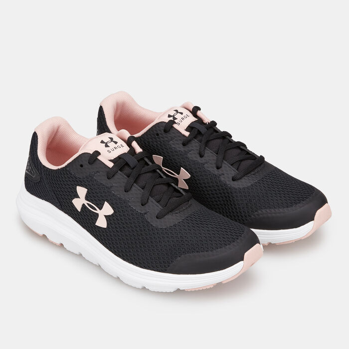 Under Armour Women's Surge 2 Running Shoe Black Under Armour Women's Surge 2 Running Shoe Black image number 2