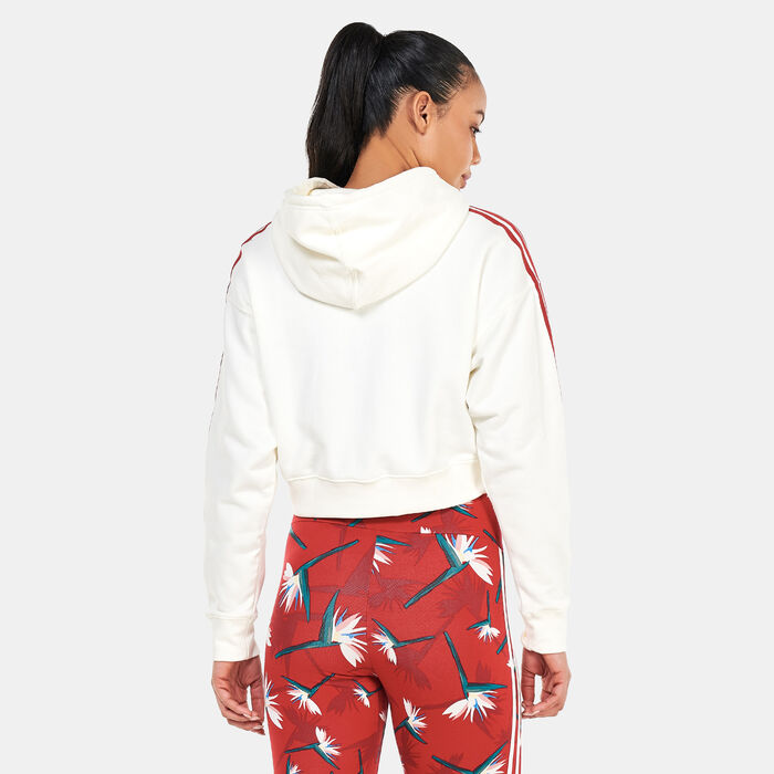 adidas Originals Women's Thebe Magugu Hoodie Beige image number 1