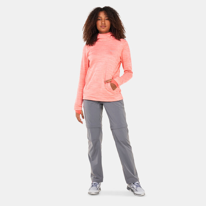 Columbia Women's Claudia Ridge™ Fleece Hoodie Red Columbia Women's Claudia Ridge™ Fleece Hoodie Red image number 2