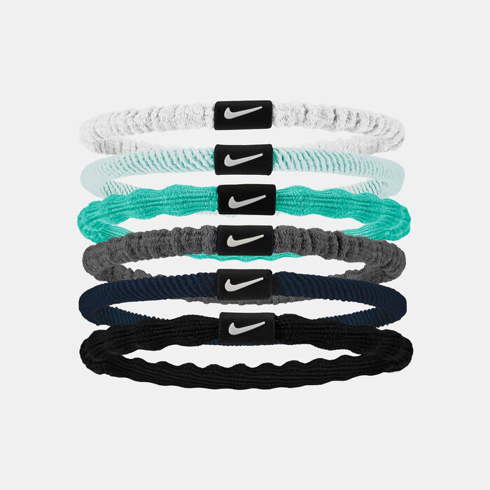 Nike Flex Hair Ties (6 Pieces) White Nike Flex Hair Ties (6 Pieces) White image number 0