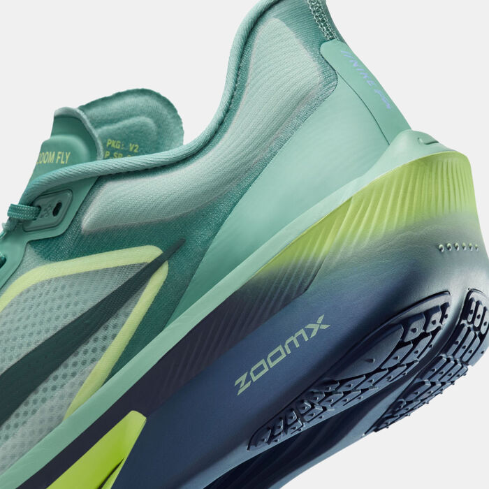 Nike Men's Zoom Fly 6 Road Running Shoes Green Nike Men's Zoom Fly 6 Road Running Shoes Green image number 5