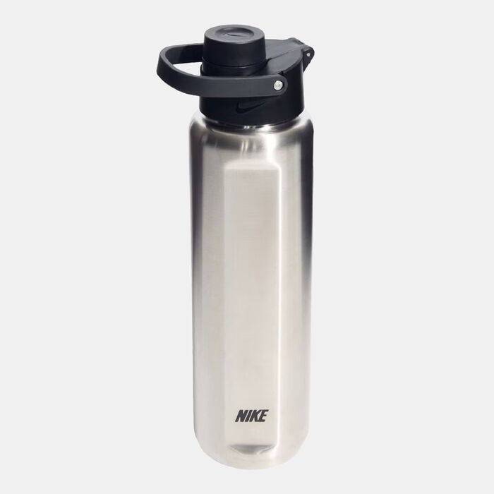 Nike Recharge Stainless Steel Chug Water Bottle Grey Nike Recharge Stainless Steel Chug Water Bottle Grey image number 1