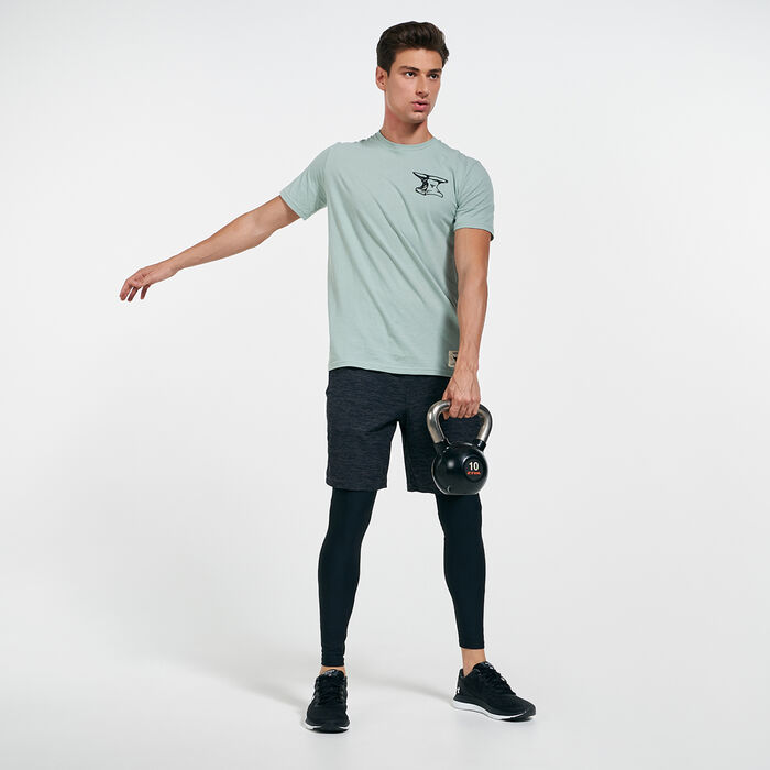 Under Armour Men's HeatGear® Armour Tights Black Under Armour Men's HeatGear® Armour Tights Black image number 2