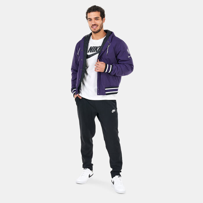 Nike Men's NBA Los Angeles Lakers Courtside City Edition Jacket - 2022/23 Blue image number 2