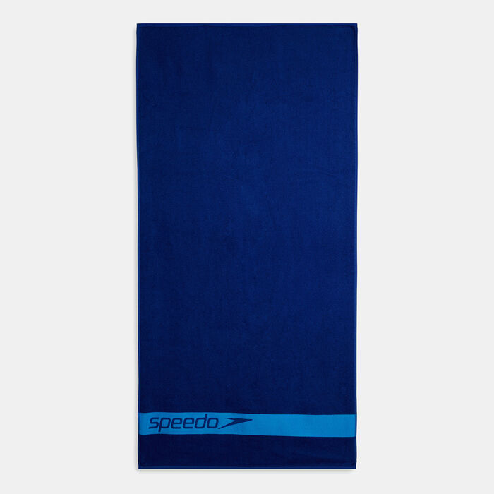 Speedo Border Towel Blue Speedo Border Towel Blue image number 0