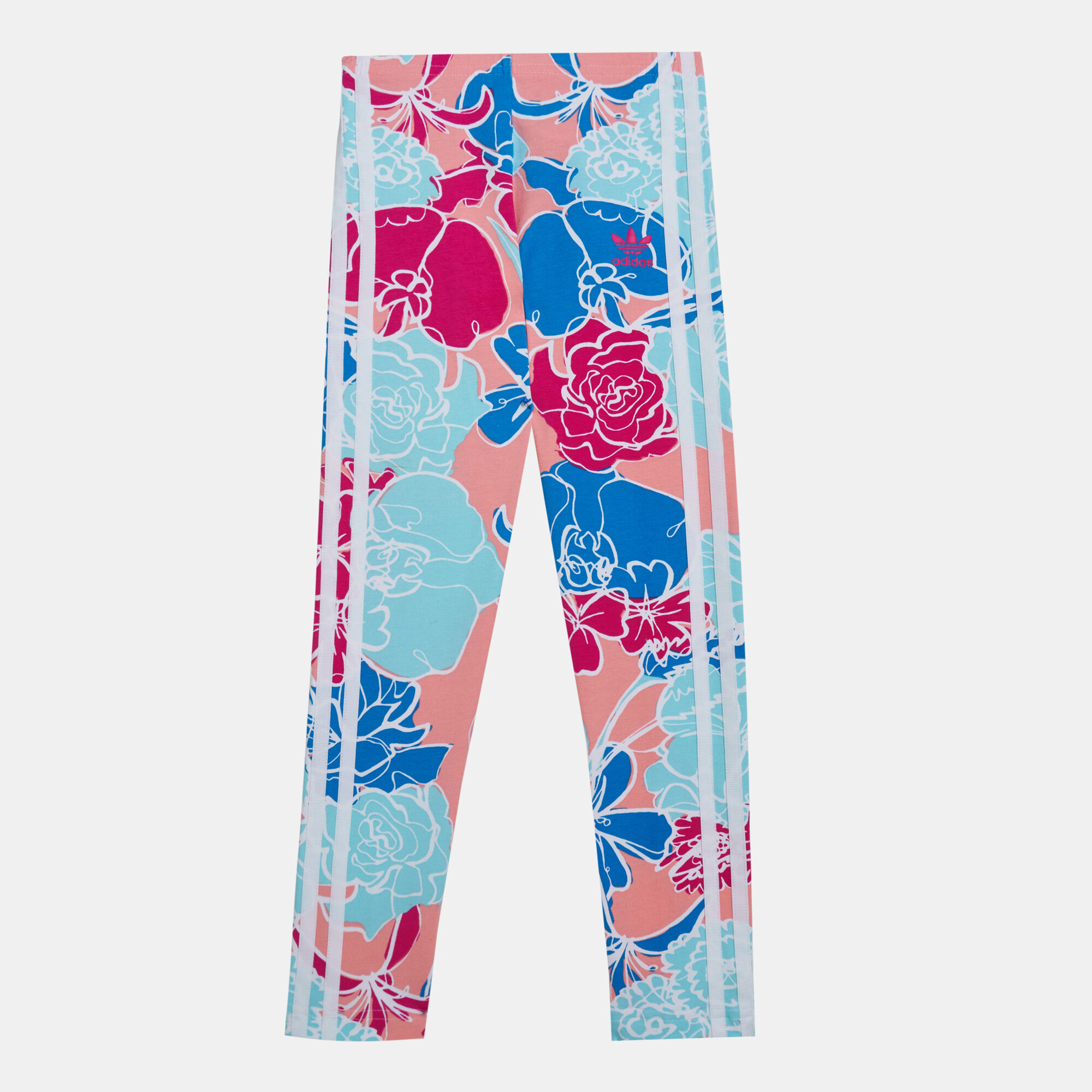 Adidas originals girls' store floral leggings junior