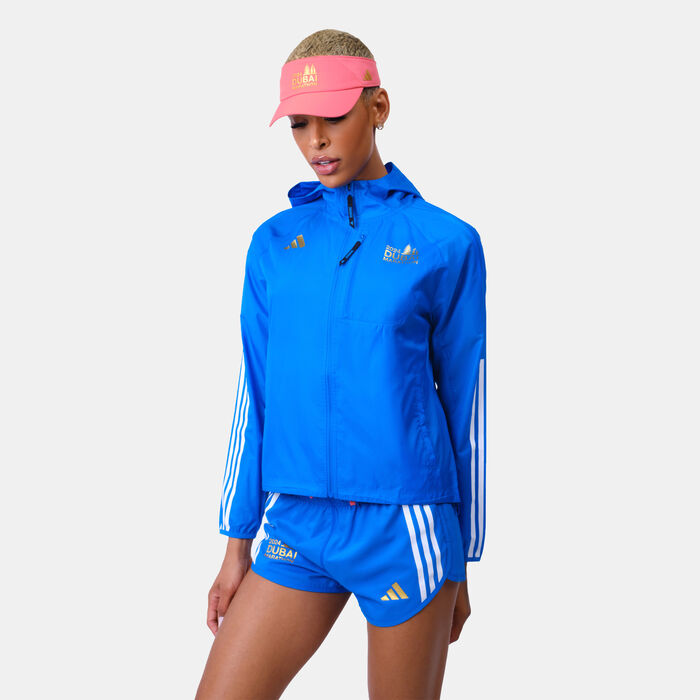 adidas Women's Dubai Marathon Runners Shorts Blue adidas Women's Dubai Marathon Runners Shorts Blue image number 1
