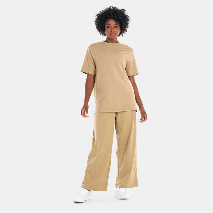 SQUATWOLF Women's Relaxed Marl T-Shirt Beige SQUATWOLF Women's Relaxed Marl T-Shirt Beige image number 2